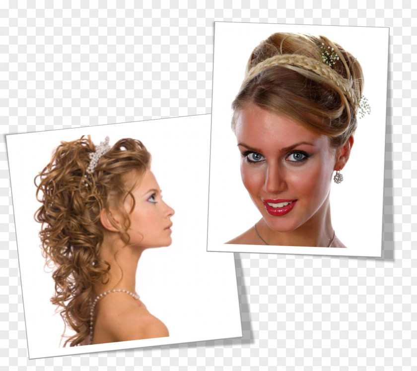 Wedding Beauty Hairstyle Bun Updo Hair Coloring PNG