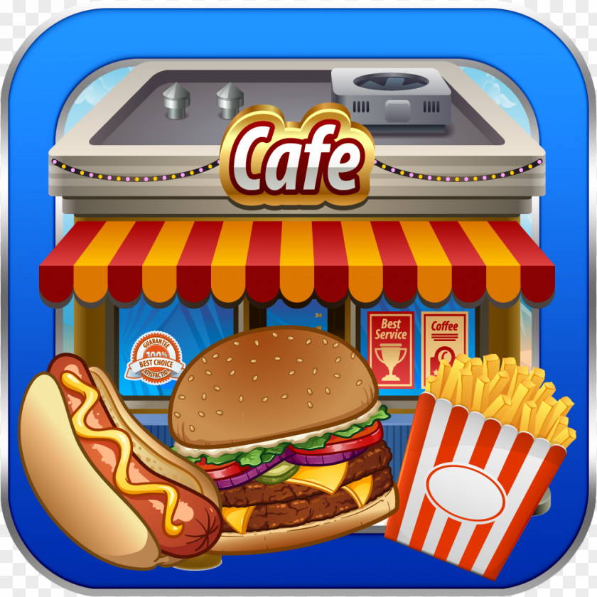 Yummy Burger Mania Game Apps Cafe Coffee Supermarket PNG