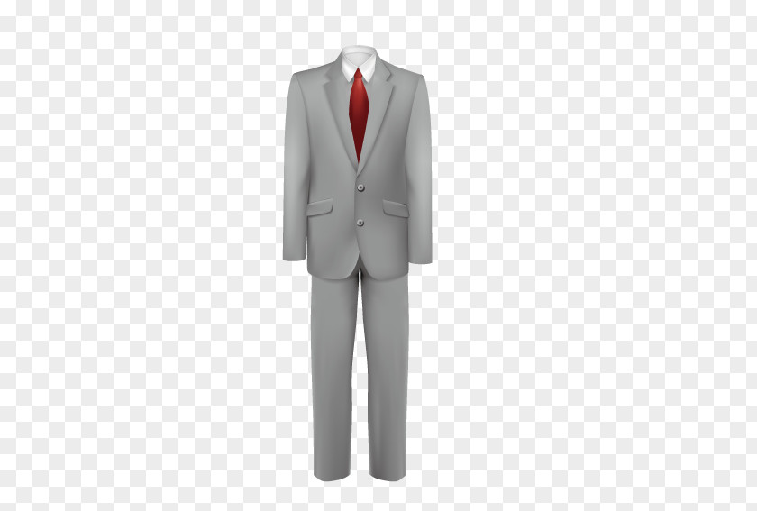 A Set Of Men's Suits Tuxedo Necktie Suit Clothing PNG