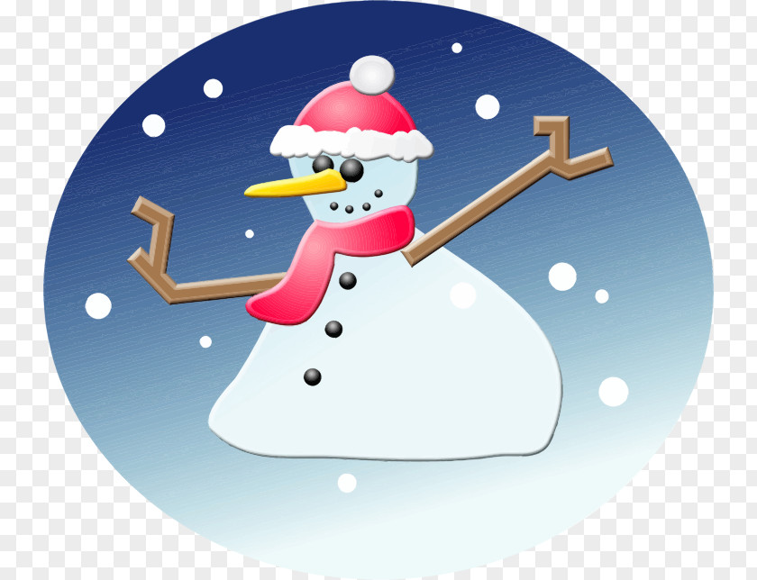 Christmas Snowman Cartoon Clip Art PNG