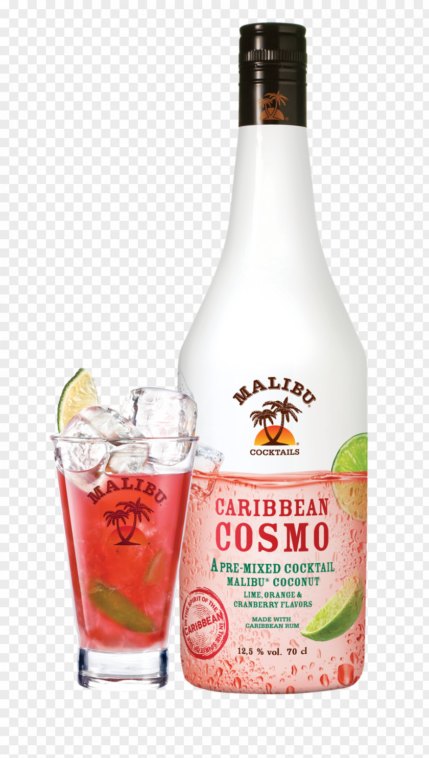 Cocktail Gin And Tonic Malibu Liqueur Bacardi PNG