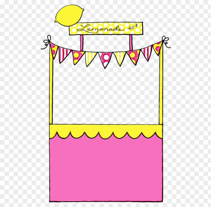 Paper Birthday Candle Pink Cake PNG