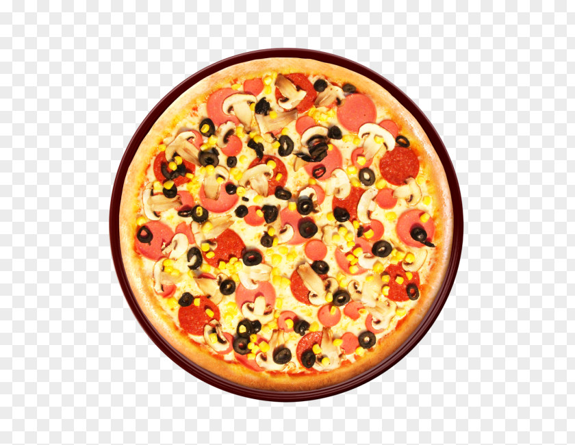 Pizza California-style Sicilian Junk Food Cuisine PNG
