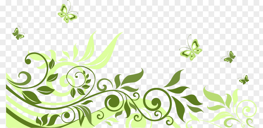 Vine Leaves In Spring Wedding Invitation Web Banner Flower PNG