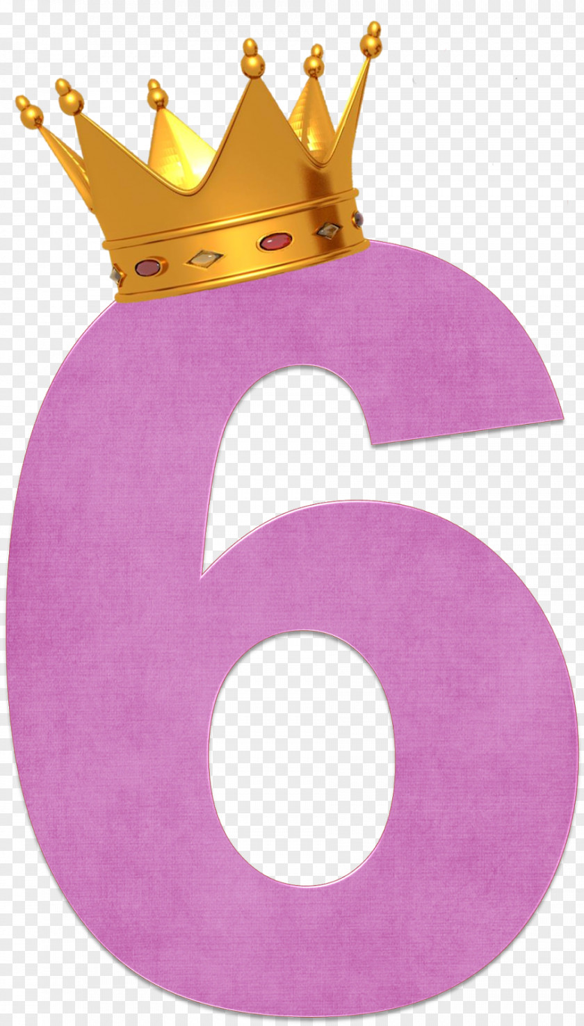 Corona Number Violet Pink Alphabet Color PNG