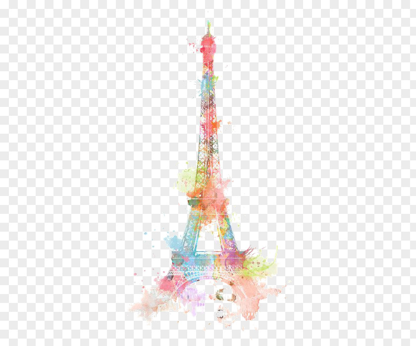 Eiffel Tower Watercolor Painting Drawing PNG