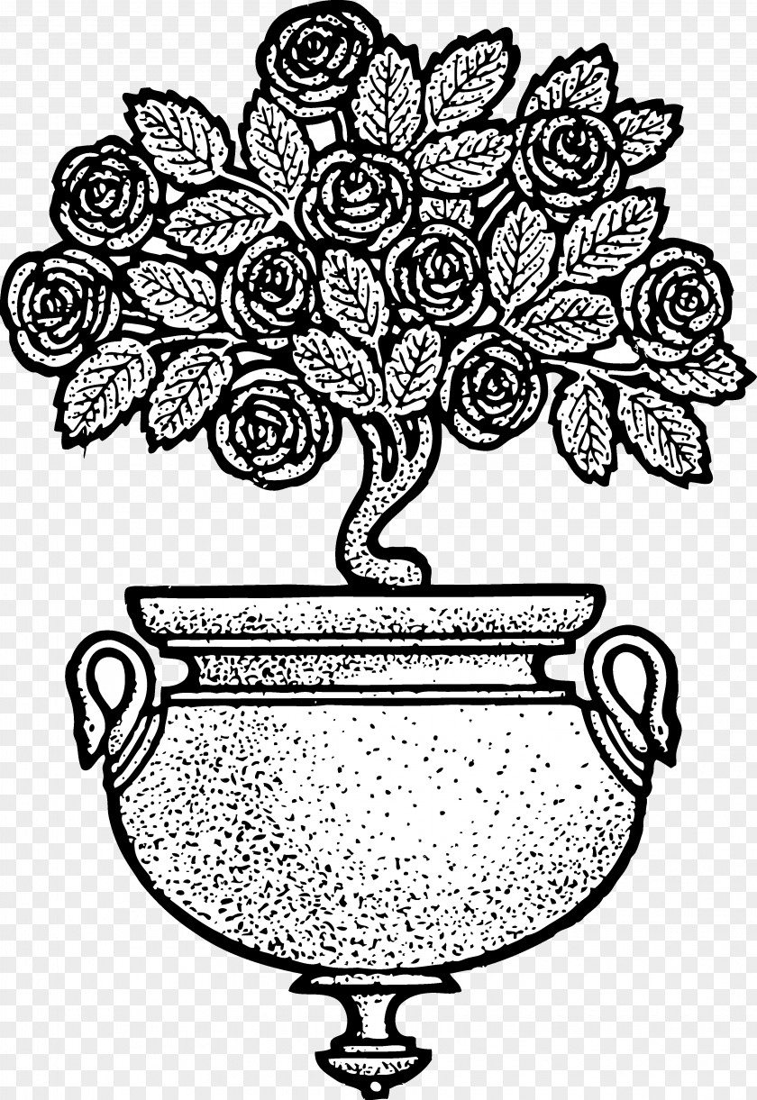 Flower Floral Design Flowerpot Drawing Clip Art PNG