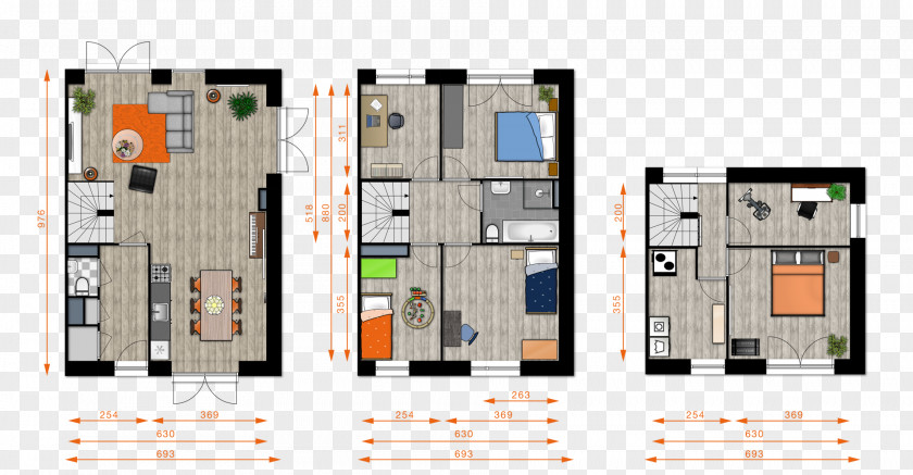 House Floor Plan Nieuwbouw Room Facade PNG