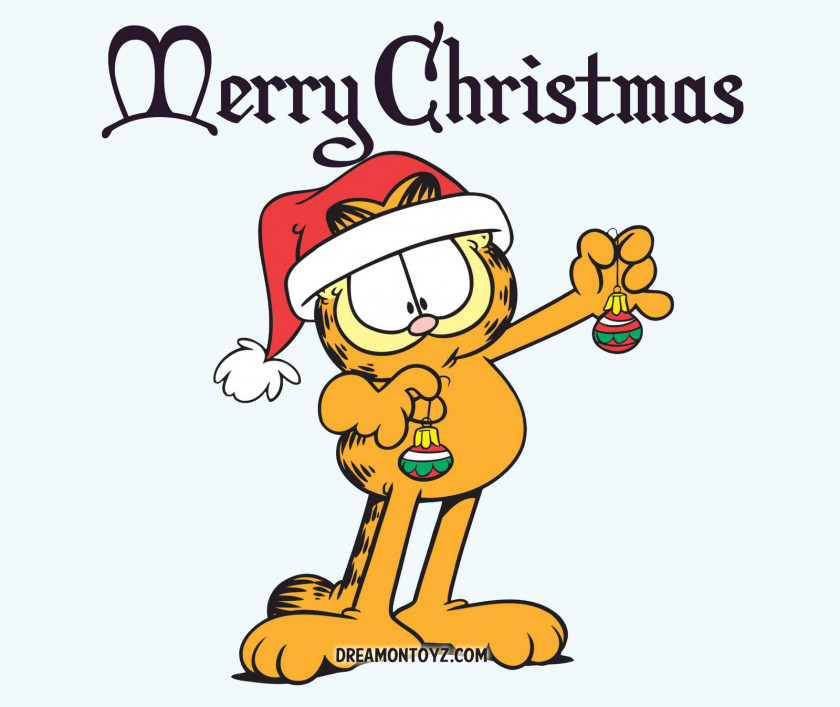 Merry Christmas Cartoon Images Odie Garfield Drawing Clip Art PNG