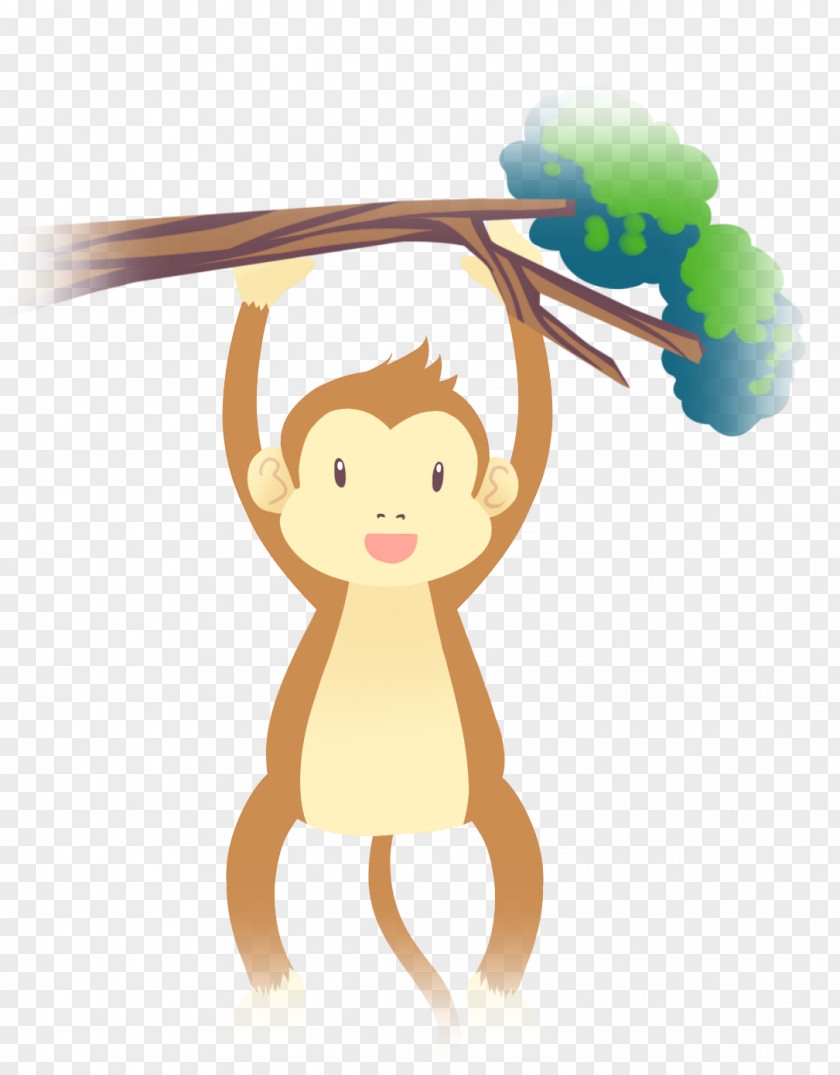 Monkey Illustration Clip Art Human Behavior PNG