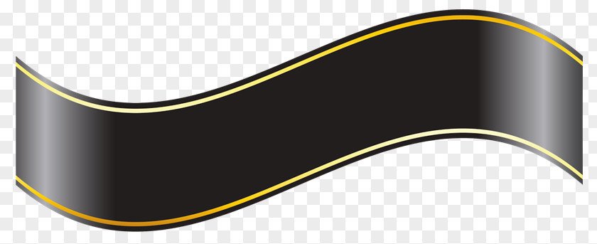 Ribbon Black Banner Clip Art PNG