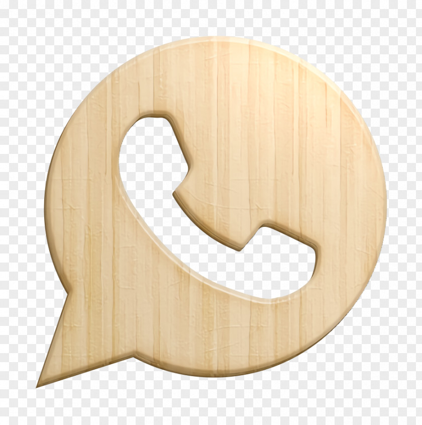 Wood Finger Call Icon Contact Logo PNG