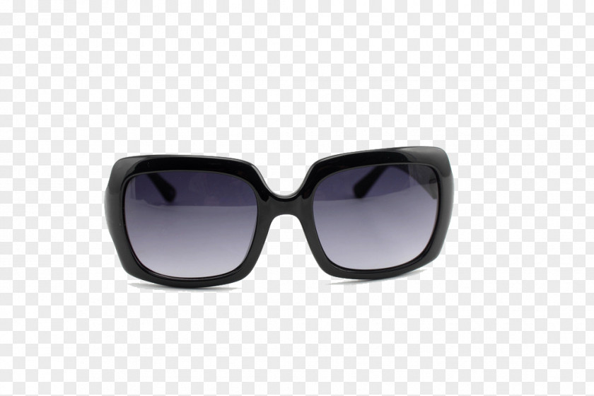 Black Square Sunglasses Gratis Goggles PNG