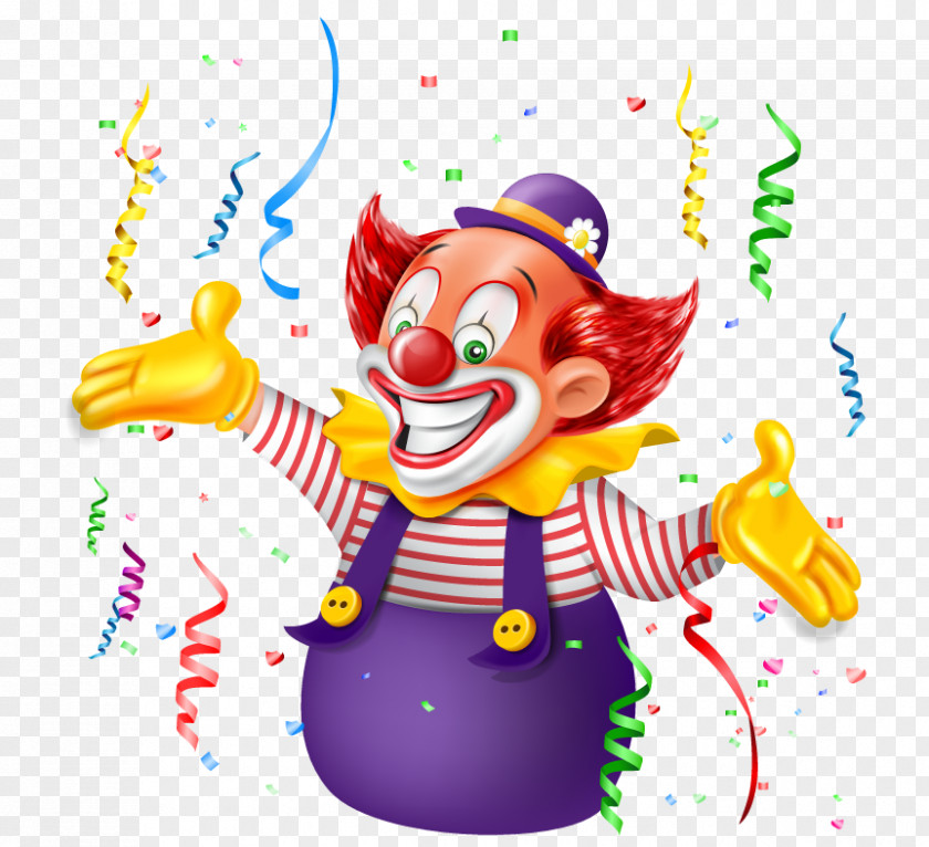 Clown Figure Circus Cartoon Laughter PNG