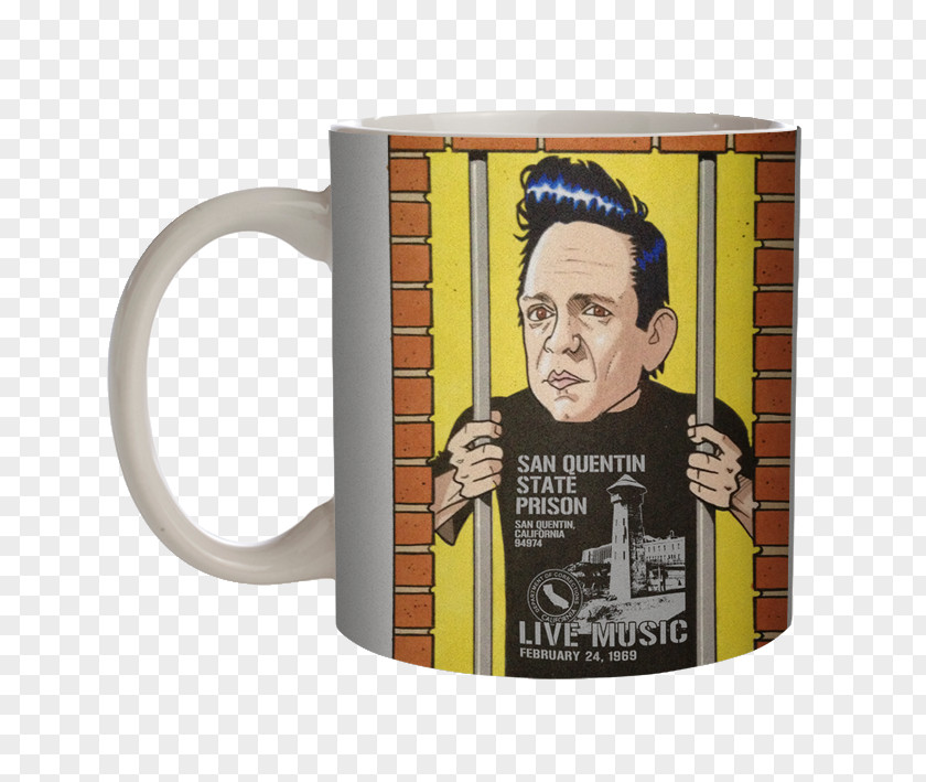 Johnny Cash Caricature Mug Coffee Cup Bruce Springsteen Singer-songwriter PNG