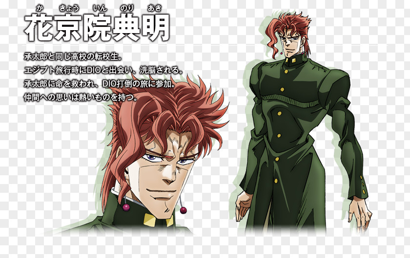 Kakyoin Jotaro Kujo JoJo's Bizarre Adventure: All Star Battle Noriaki Stardust Crusaders PNG