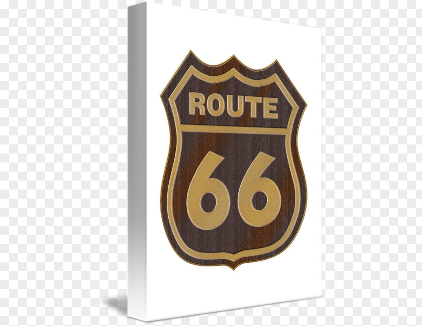 Route 66 Sign Brand Gallery Wrap Logo Canvas PNG