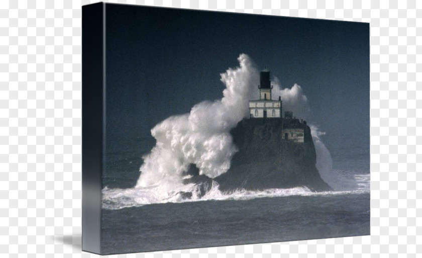 Sea Tillamook Rock Light Battleship Gallery Wrap Destroyer Canvas PNG