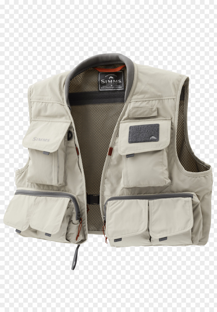 Simms Fishing Products Gilets Fly Waistcoat Clothing PNG