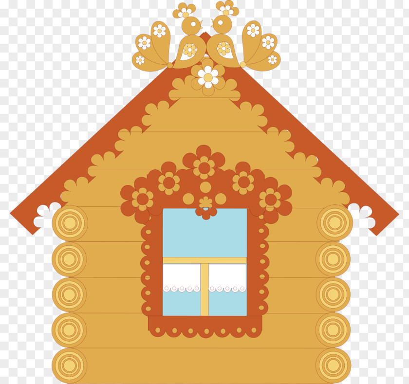 Wooden House Vector Graphics Image Illustration Drawing Clip Art PNG