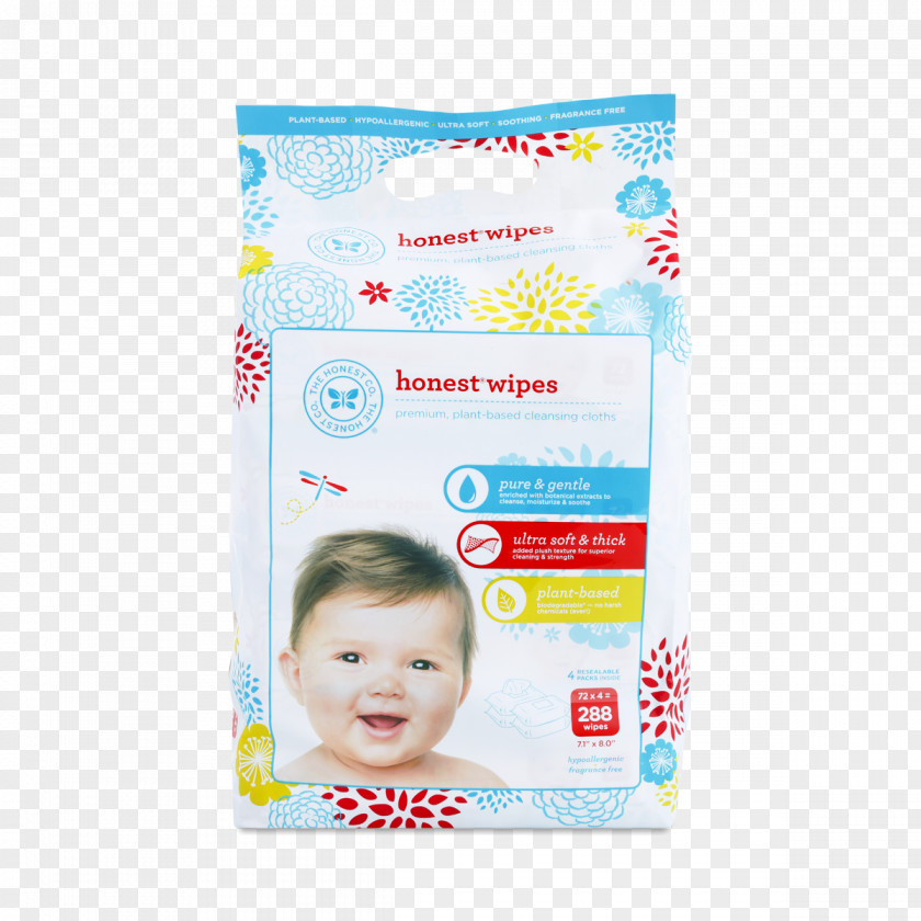 Baby Wipes Diaper Wet Wipe The Honest Company Textile Convenience PNG