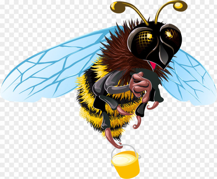 Bee Beehive Royalty-free Clip Art PNG