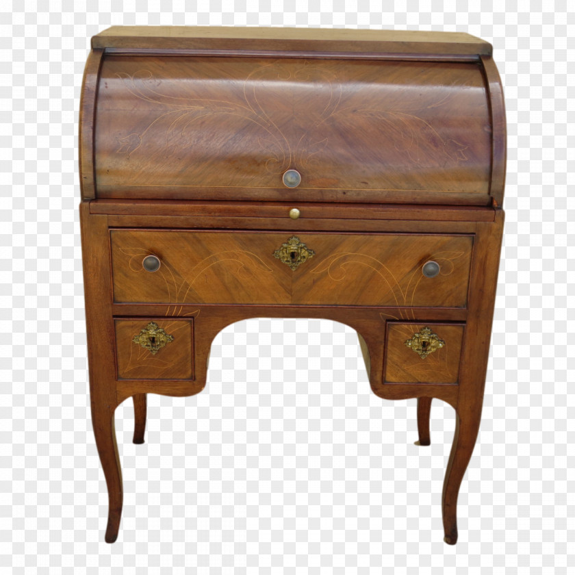 Furniture Bedside Tables Desk Antique PNG