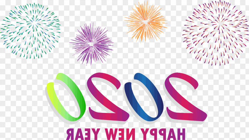 Holiday Logo Happy New Year 2020 PNG