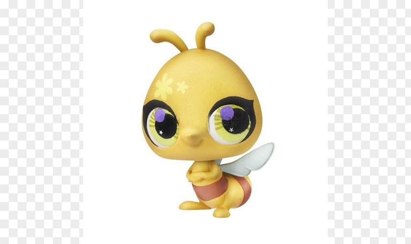 Littlest Pet Shop Figurine Bee Insect PNG