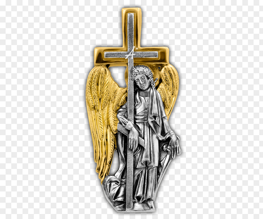 Angel Crucifix Michael Guardian Icon PNG