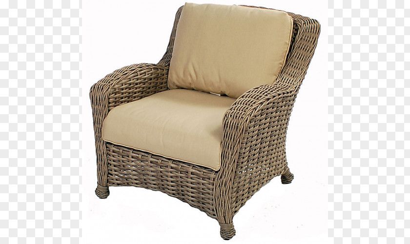 Chair Garden Furniture Club Resin Wicker PNG