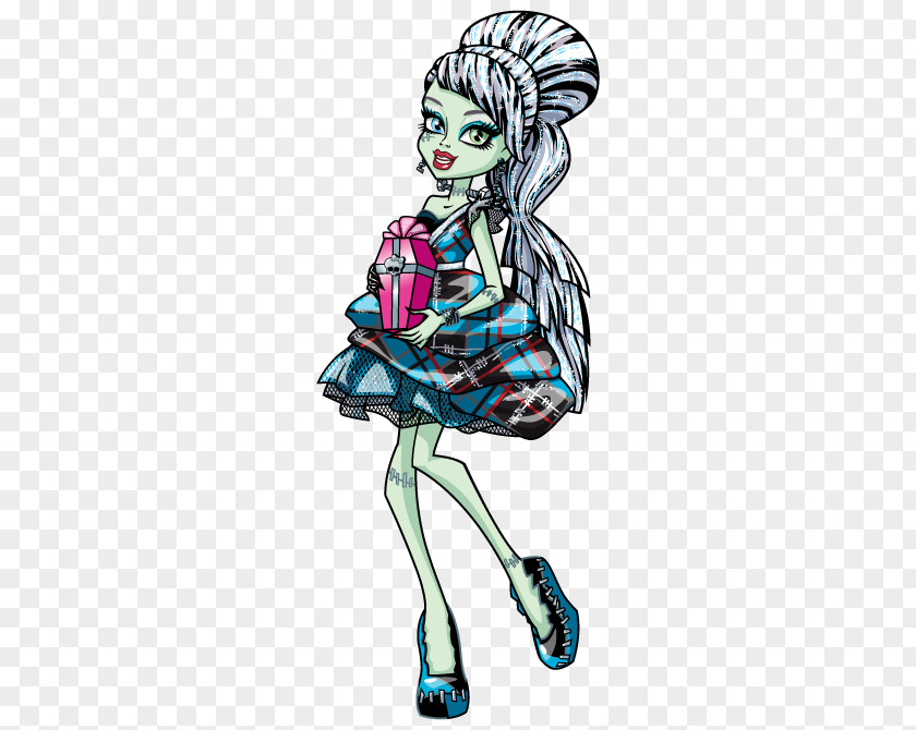 Doll Frankie Stein Monster High Ghoul Frankenstein PNG