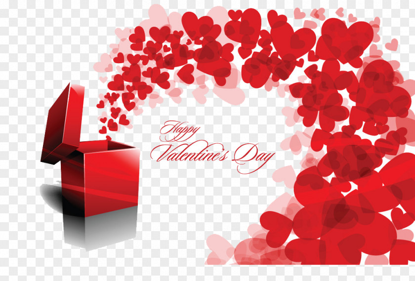 Gift Heart Valentine's Day Greeting Card Love Illustration PNG