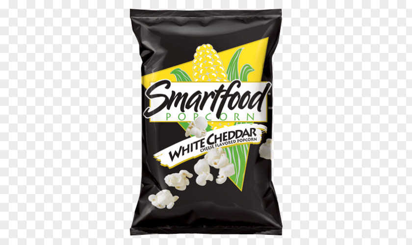 Chips Snacks Smartfood Delight White Cheddar Popcorn Junk Food Cheese PNG