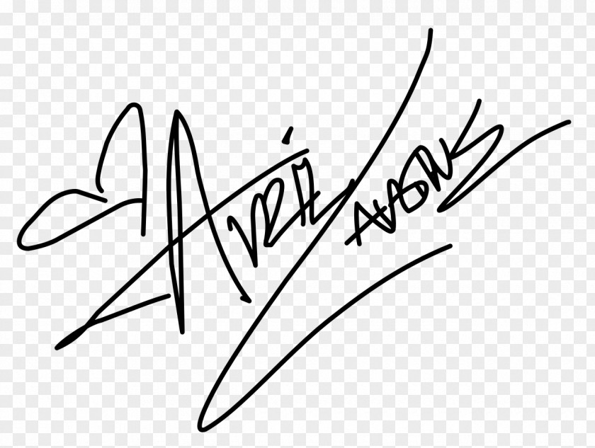 Signature Let Go Musician Autograph PNG