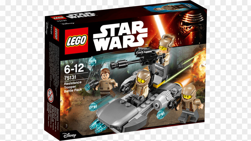 Toy LEGO 75131 Star Wars Resistance Trooper Battle Lego Minifigure PNG