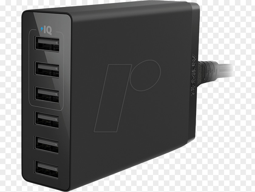USB Battery Charger Anker Computer Port Quick Charge PNG