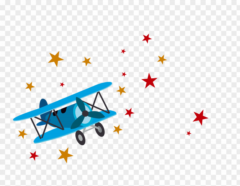 Cartoon Airplane Helicopter PNG