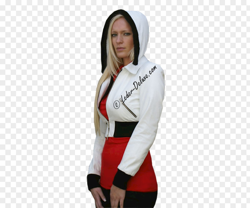 Jacket Shrug Leather Hoodie Top PNG