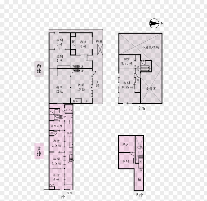 Kyoto Horikawa Inn Floor Plan Architecture House PNG