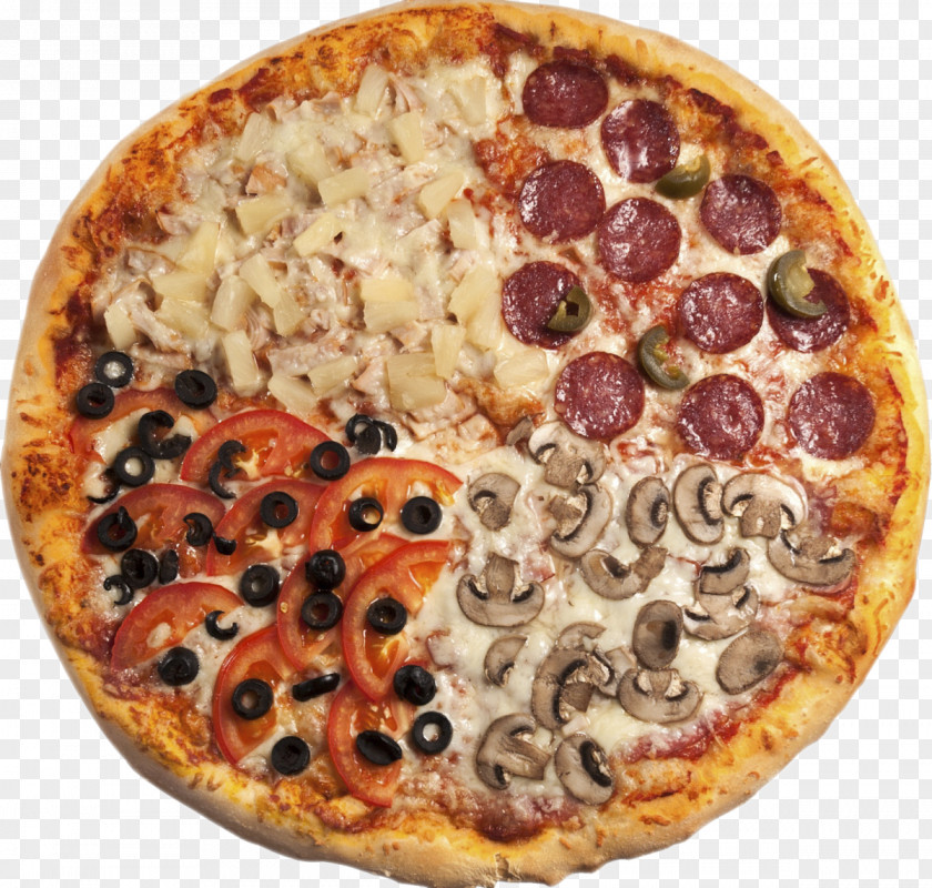 Pizza Sushi Salami Italian Cuisine Ham PNG