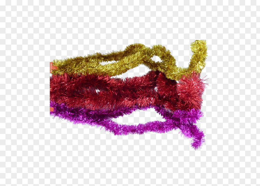 Christmas Garland Tinsel Color White PNG