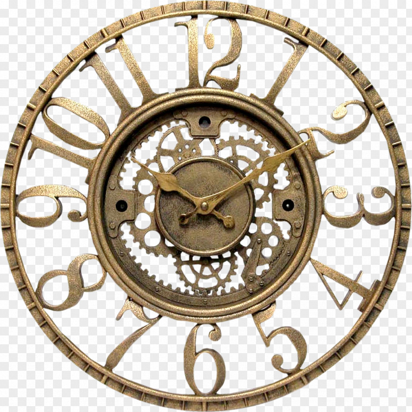 Clock Steampunk Wall Shelf Wallpaper PNG