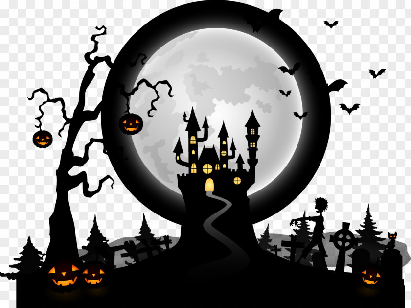 Halloween Horror Pictures Vector Material Euclidean PNG
