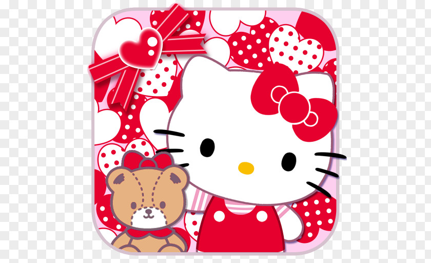 Hello Kitty Family Games Desktop Wallpaper Download PNG