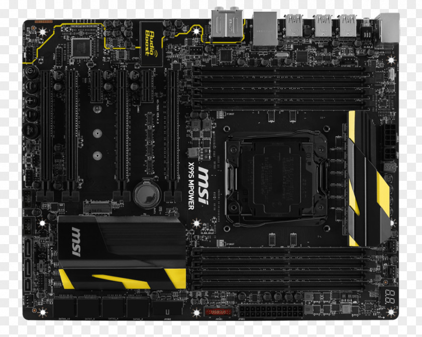 MSI X99S SLI Plus Motherboard LGA 2011 Scalable Link Interface PNG