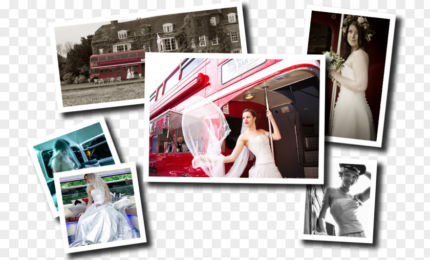 Red Wedding Picture Frames Collage Advertising PNG