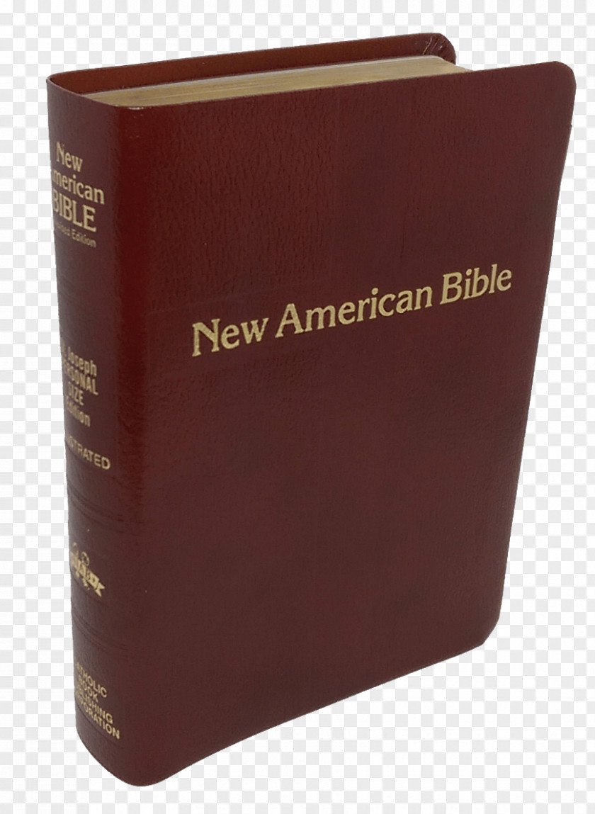 Religious Supplies New American Bible Maroon Brown PNG