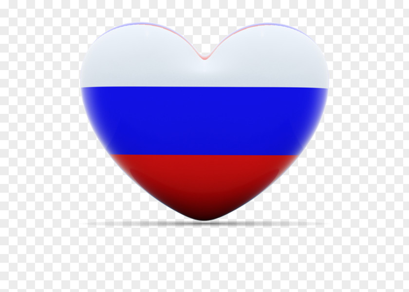 Russia Flag Of England Heart PNG