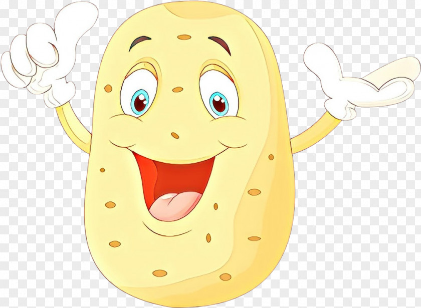 Smile American Food Cartoon Banana Clip Art Fast Potato PNG